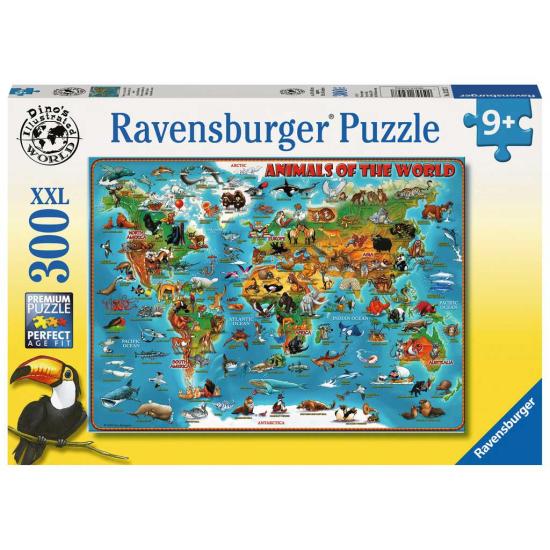 Puzzle Ravensburger Animais do Mundo XXL 300 Peças