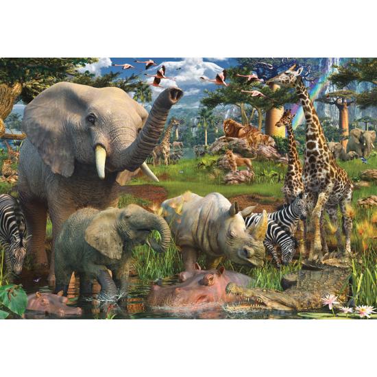 Puzzle Ravensburger Animals in the Pond 18.000 peças