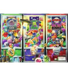 Puzzle Ravensburger Animais, Alienígenas E Ninjas de 1000 Peças