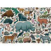 Puzzle Ravensburger Animais Selvagens 1000 Peças