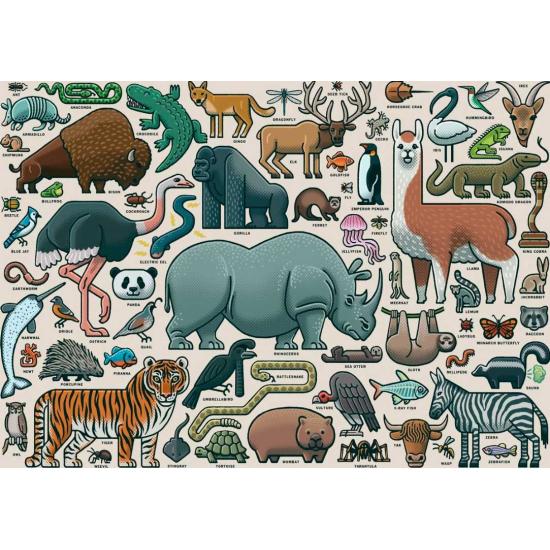 Puzzle Ravensburger Animais Selvagens 1000 Peças