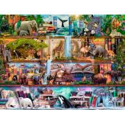 Puzzle Ravensburger Animais Selvagens 2.000 Peças