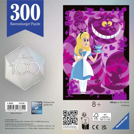 Puzzle Ravensburger Aniversario Disney Alicia de 300 Peças Puzzle Ravensburger Aniversario Disney Alicia de 300 Peças