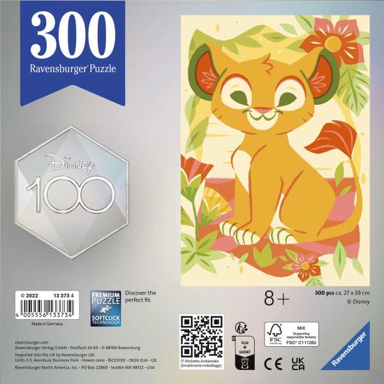 Puzzle Ravensburger Aniversario Disney Rei Leão de 300 peças