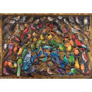 Puzzle Ravensburger Arco-íris de Pássaros de 1000 Peças