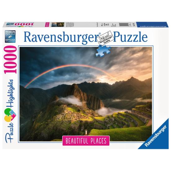 Ravensburger Rainbow Puzzle em Machu Picchu, Peru 1000 Peças