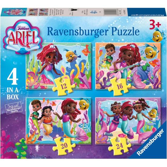 Puzzle Ravensburger Ariel Progressivo de 12+16+20+24 Pç