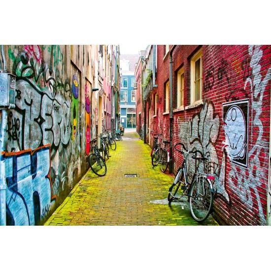 Puzzle Ravensburger Arte de Rua em Amesterdão 3.000 peças Puzzle Ravensburger Arte de Rua em Amesterdão 3.000 peças