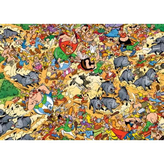 Puzzle Ravensburger Asterix, caça ao javali 1000 peças