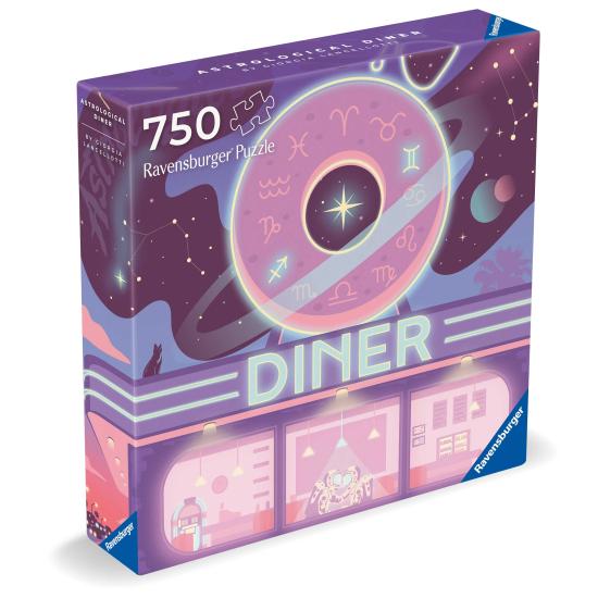 Puzzle Ravensburger Astrological Diner de 750 peças Puzzle Ravensburger Astrological Diner de 750 peças