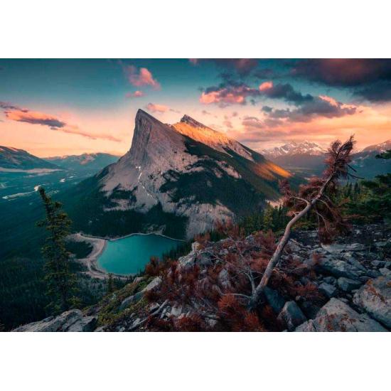 Puzzle Ravensburger Mountain Sunset 1000 peças Puzzle Ravensburger Mountain Sunset 1000 peças