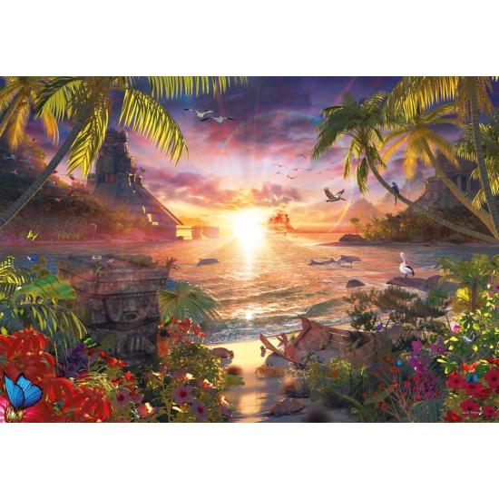 Puzzle Ravensburger Sunset Paradise 18.000 peças