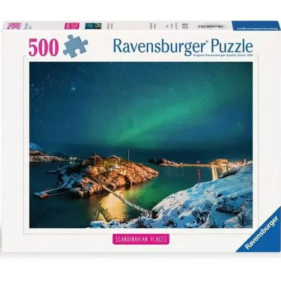 Puzzle Ravensburger Aurora Boreal na Noruega 500 Peças Puzzle Ravensburger Aurora Boreal na Noruega 500 Peças