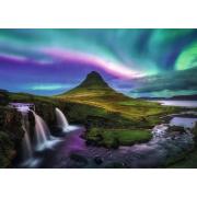 Puzzle Ravensburger Aurora Boreal Sobre Kirkjufell de 1000 Peças