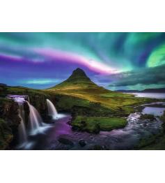 Puzzle Ravensburger Aurora Boreal Sobre Kirkjufell de 1000 Peças