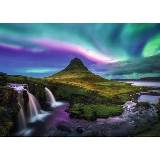 Puzzle Ravensburger Aurora Boreal Sobre Kirkjufell de 1000 Peças