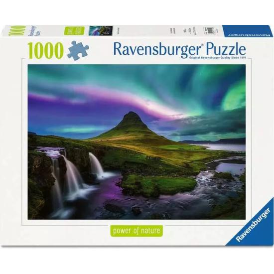 Puzzle Ravensburger Aurora Boreal Sobre Kirkjufell de 1000 Peças