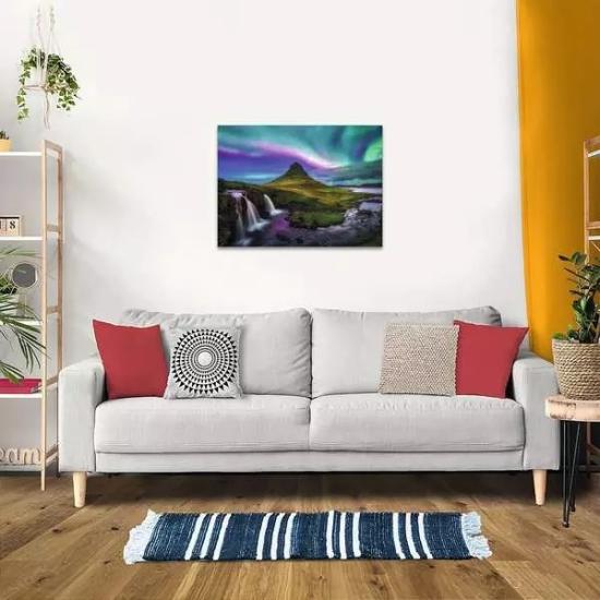 Puzzle Ravensburger Aurora Boreal Sobre Kirkjufell de 1000 Peças