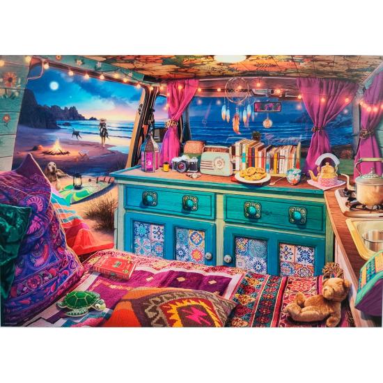 Puzzle Ravensburger Campingbus de 1000 peças