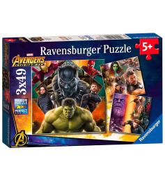 Puzzle Ravensburger Avengers Infinity War, 3x49 peças