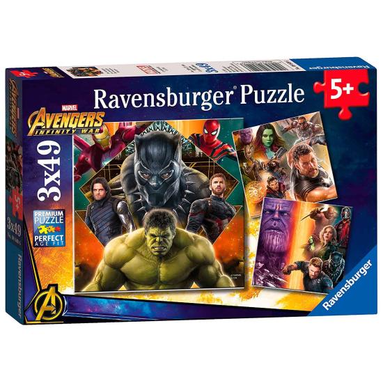 Puzzle Ravensburger Avengers Infinity War, 3x49 peças