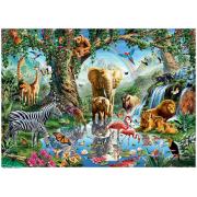 Puzzle Ravensburger Adventures in the Jungle 1000 peças