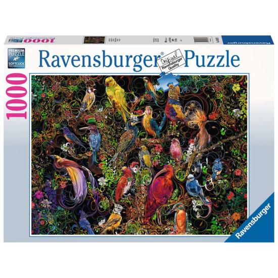 Puzzle Ravensburger Aves de Arte 1000 Peças