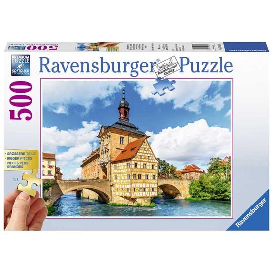 Puzzle Ravensburger Bamberg City Hall 500 peças