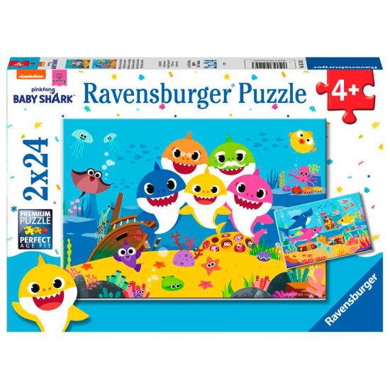 Puzzle Ravensburger Baby Shark 2x24 Peças