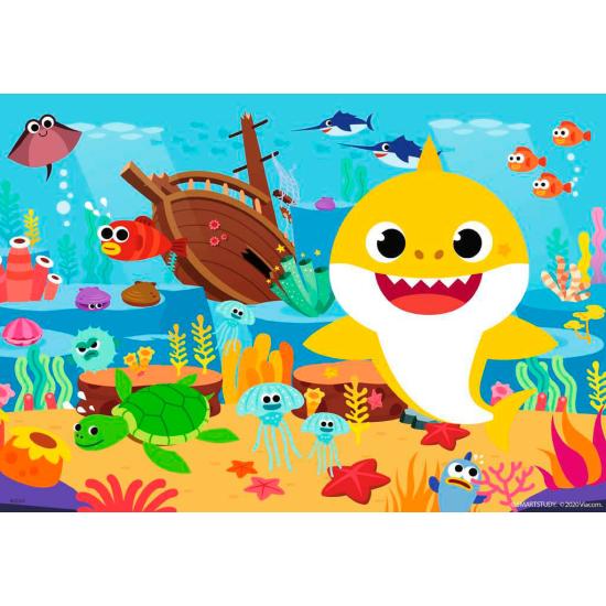 Puzzle oceano Ravensburger bebê tubarão 2x12 peças