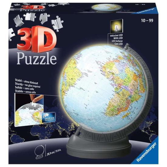 Puzzle Ravensburger Ball 3D Globo com Luz de 540p Puzzle Ravensburger Ball 3D Globo com Luz de 540p