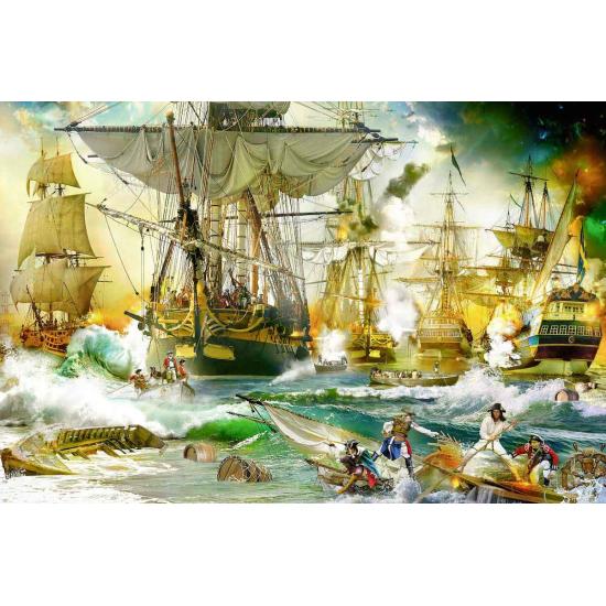 Puzzle Ravensburger Batalha Naval em Alto Mar 5000 Peças