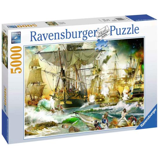 Puzzle Ravensburger Batalha Naval em Alto Mar 5000 Peças
