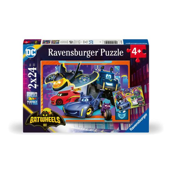 Puzzle Ravensburger Batwheels 2x24 Peças Puzzle Ravensburger Batwheels 2x24 Peças
