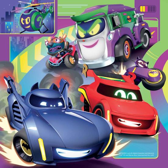 Puzzle Ravensburger Batwheels de 3x49 peças Puzzle Ravensburger Batwheels de 3x49 peças
