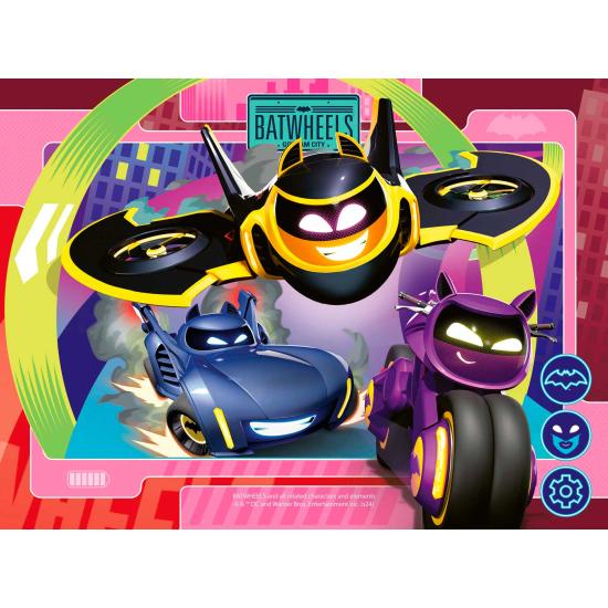 Puzzle Ravensburger Batwheels Progressivo de 12+16+20+24 Pçs