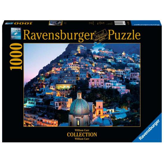 Puzzle Ravensburger bela noite em Positano 1000 peças