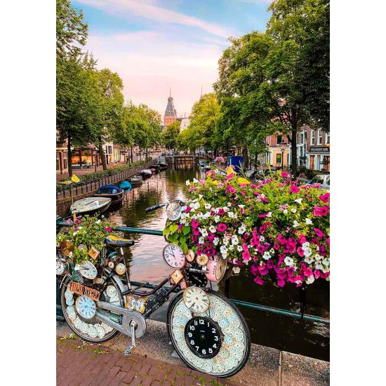 Puzzle Ravensburger Bicicleta em Amsterdã de 1000 Pçs Puzzle Ravensburger Bicicleta em Amsterdã de 1000 Pçs