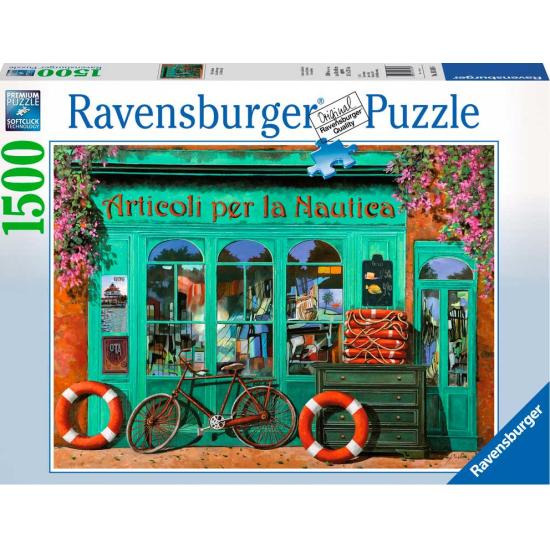 Puzzle de bicicleta vermelha Ravensburger 1500 peças
