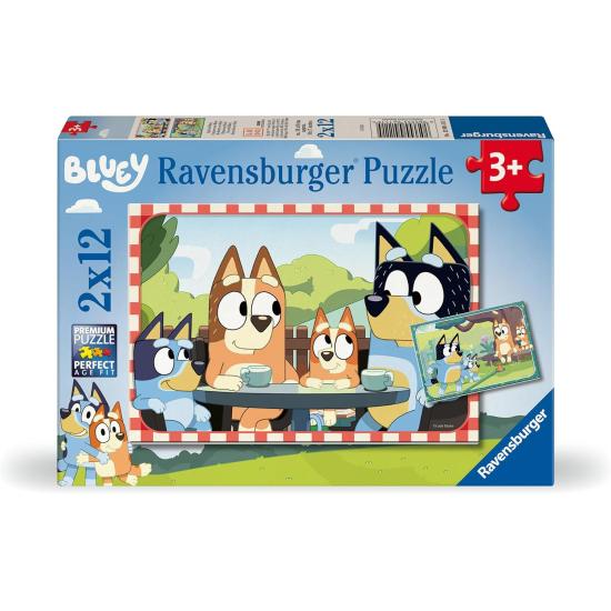 Puzzle Ravensburger Bluey 2x12 peças