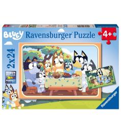 Puzzle Ravensburger Bluey 2x24 Peças