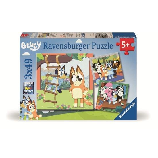 Puzzle Ravensburger Bluey de 3x49 Peças
