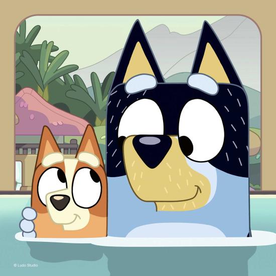 Puzzle Ravensburger Bluey de 3x49 Peças