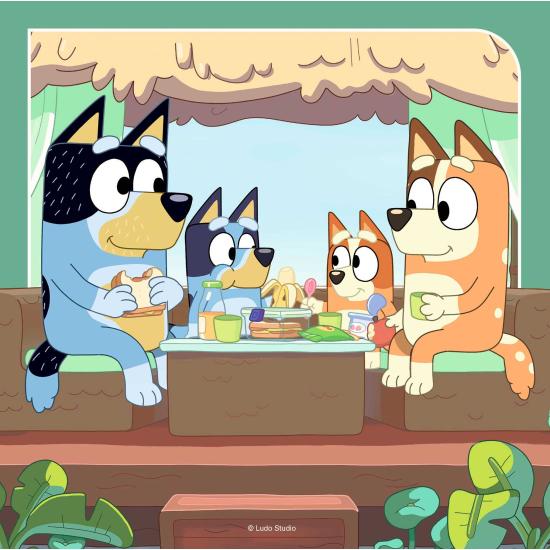 Puzzle Ravensburger Bluey de 3x49 Peças
