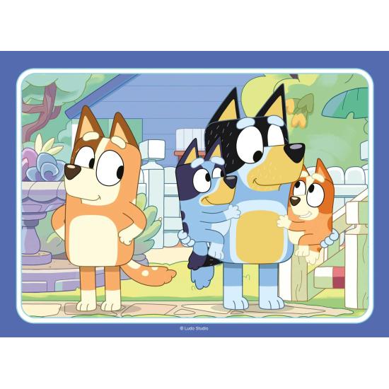 Puzzle Ravensburger Bluey Progressivo de 12+16+20+24 Peças
