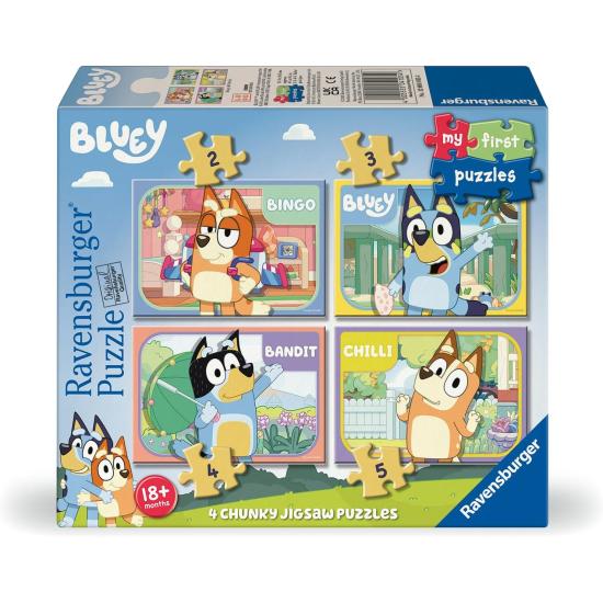 Puzzle Ravensburger Bluey Progressivo de 2+3+4+5 Pçs