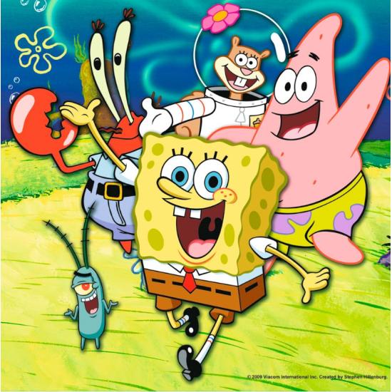 Puzzle de Bob Esponja Ravensburger 3 x 49 peças