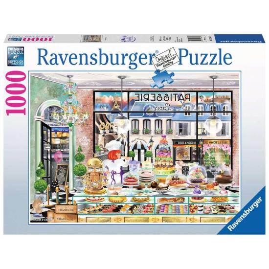 Puzzle Ravensburger Bonjour Paris 1000 peças