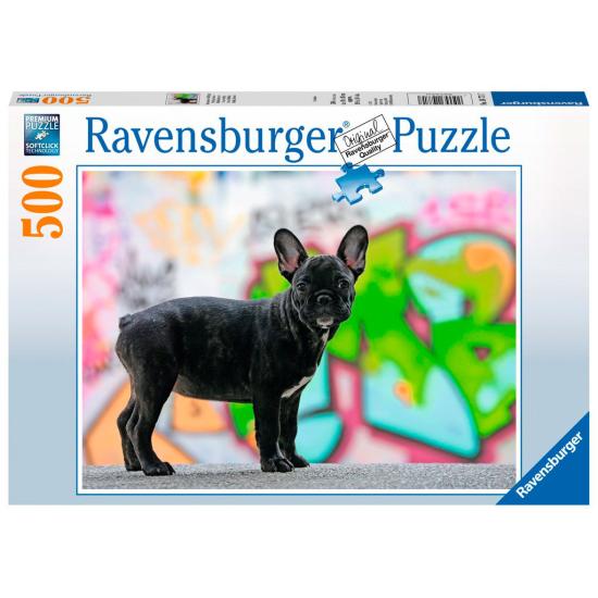 Puzzle Bulldog Francês Ravensburger 500 peças