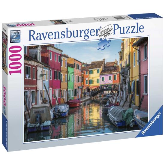 Puzzle Ravensburger Burano, Italia de 1000 Peças